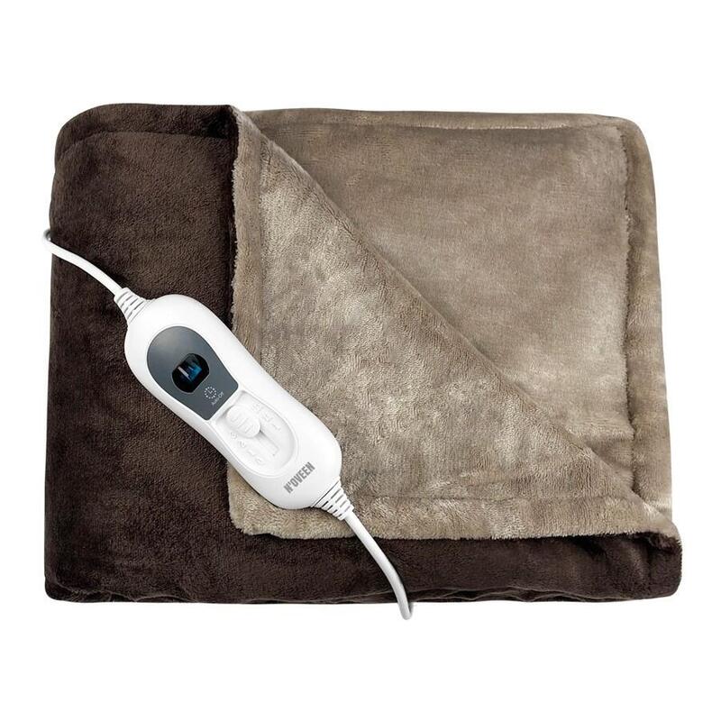 Manta Eléctrica Noveen Eb640 Marrón Y Beige 160x120