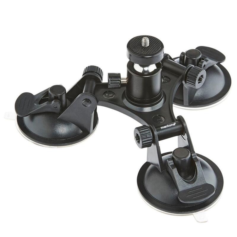 Mantona 3-Feet Suction Cup Mount L Gopro