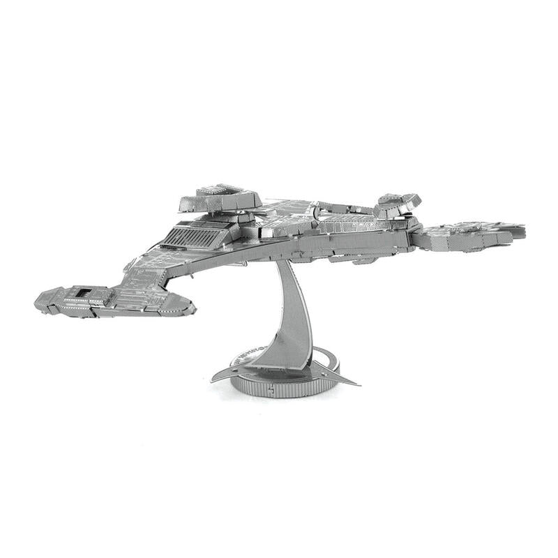 Maqueta 3d Metal Fascinations Star Trek Klingon Vor'Cha Class  Montaje Sin Pegamento Ni Soldadura