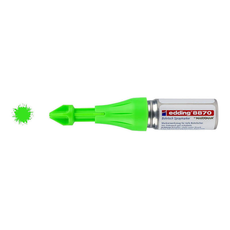 Marcador En Spray Pintura Fluorescente A La Tiza Verde Para Agujeros Perforados Edding