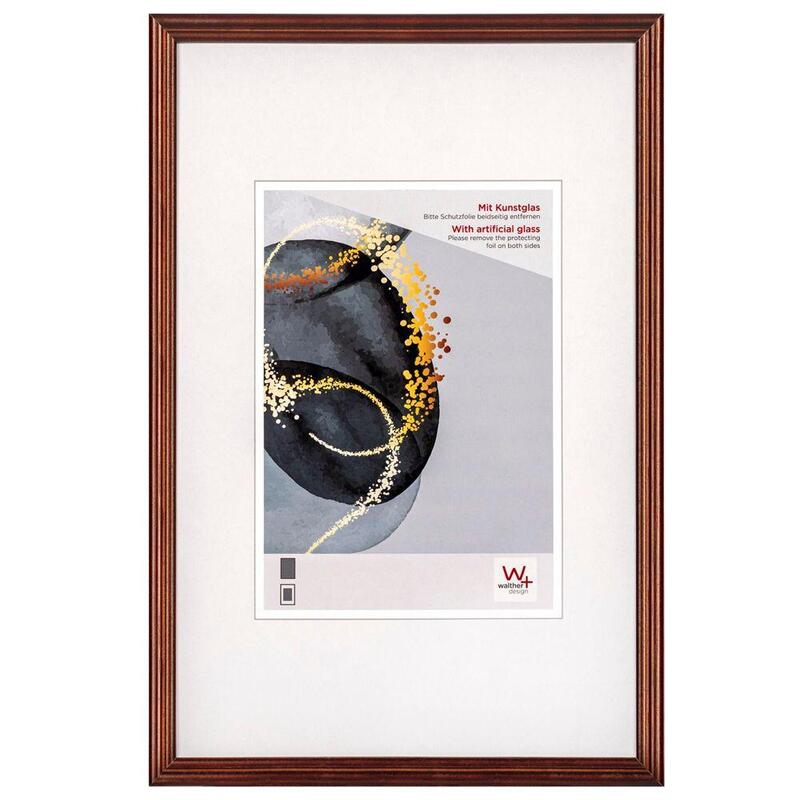Marco Walther Select Vidrio Artístico De Madera Marrón 13x18 Hsx318p