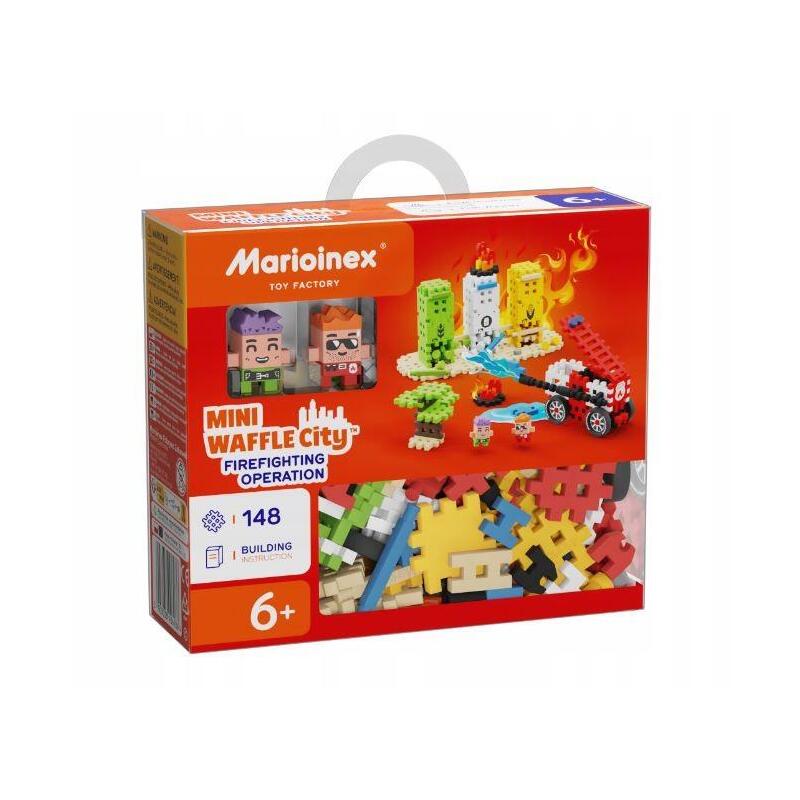 Marioinex Blocks Waffle  Mini - Fire Brigade Ope