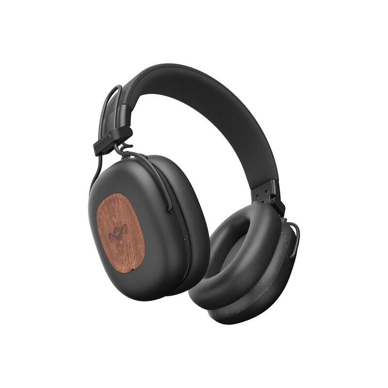 Marley Positive Vibration Rebel Anc Headphones,Wireless, Bluetooth, Signature Black