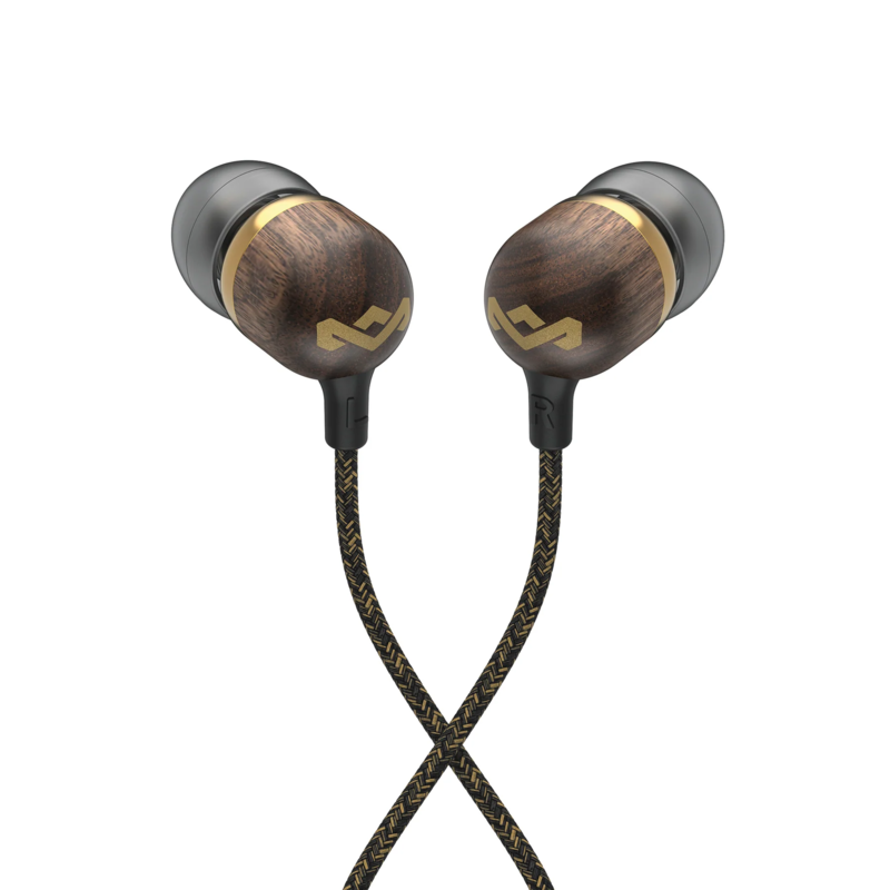 Marley Smile Jamaica Usb-C Wired Earbuds, In-Ear, Brass