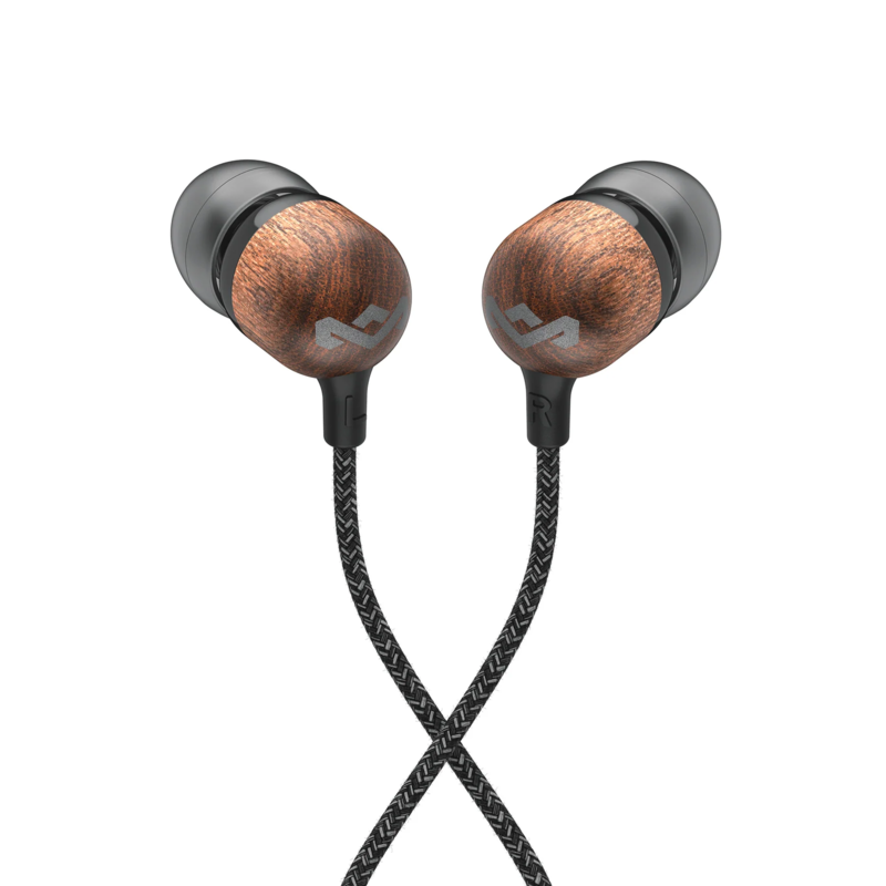 Marley Smile Jamaica Usb-C Wired Earbuds, In-Ear, Signature Black