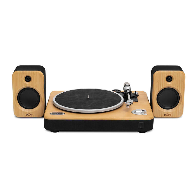 Marley Stir It Up Turntable Wireless 2+ With Speakers, Bluetooth, Signature Black