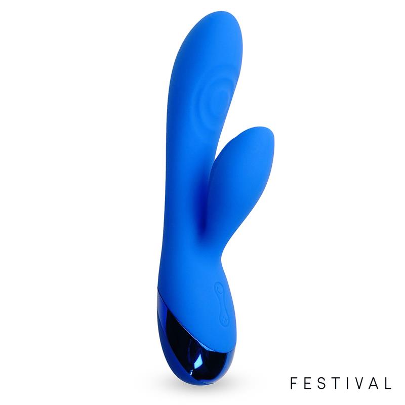 Vibrador  Marna Usb Azul