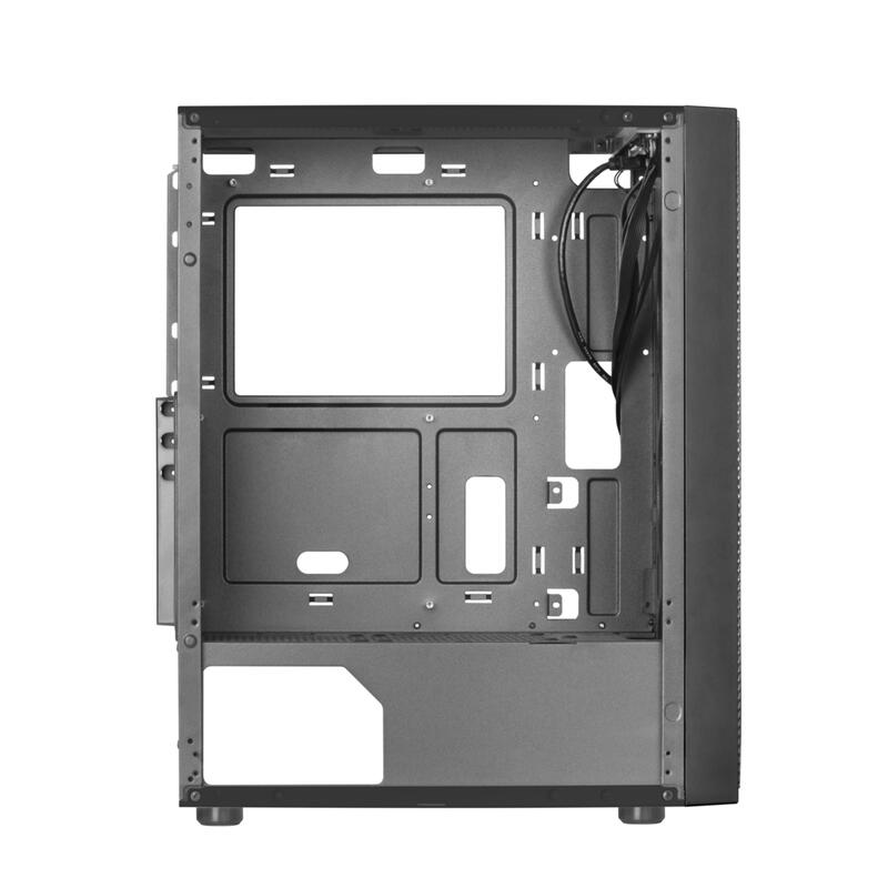 Mars  Gaming Mc500 Carcasa De Ordenador 2 Ventiladores Frgb Negro