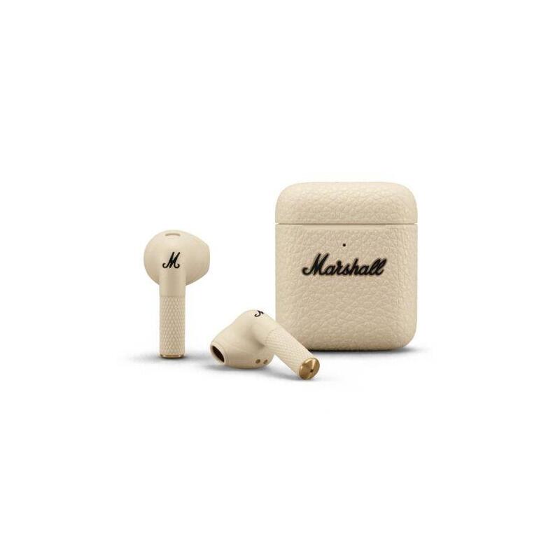 Marshall Minor Iv Tws Bluetooth Wireless In-Ear Headphones Bt 5.3, Active Noise Cancelling, Qi Wireless Charging, Ipx4, Cream Eu