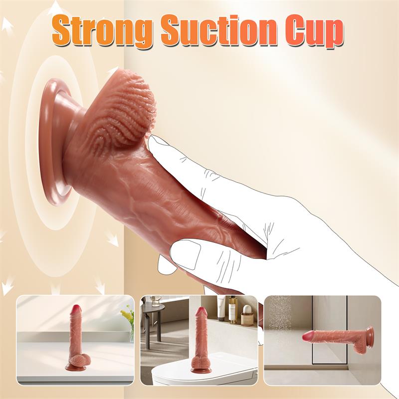 Marvin Dildo Con Thrusting Y Vibración 8.07