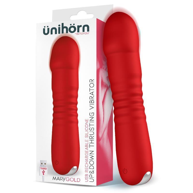 Marygold Estimulador Con Movimiento Thrusting Up & Down  Usb Silicona
