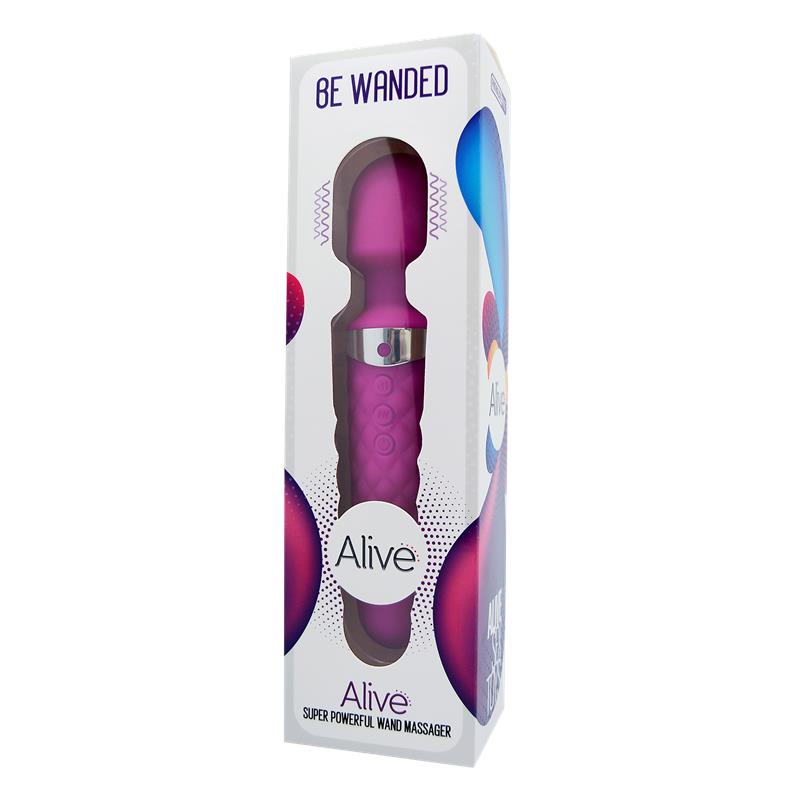 Alive - Be Wanded Masajeador Vibrador Violeta