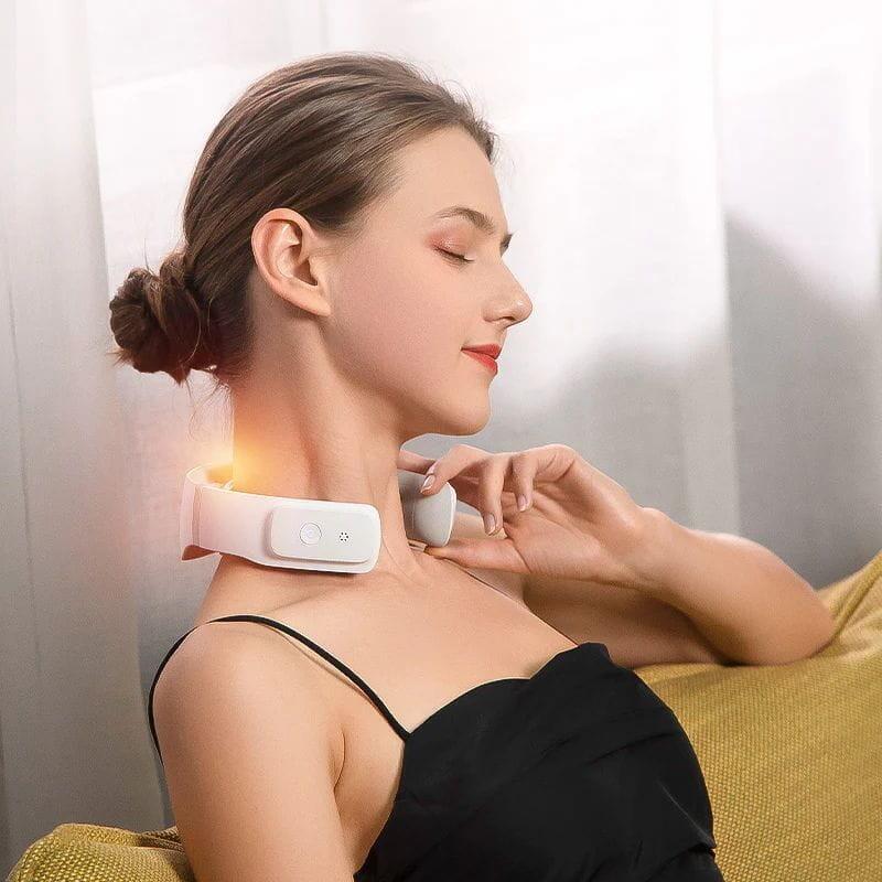 Masajeador De Cuello Enchen G6 Foldable Neck Massager Blanco