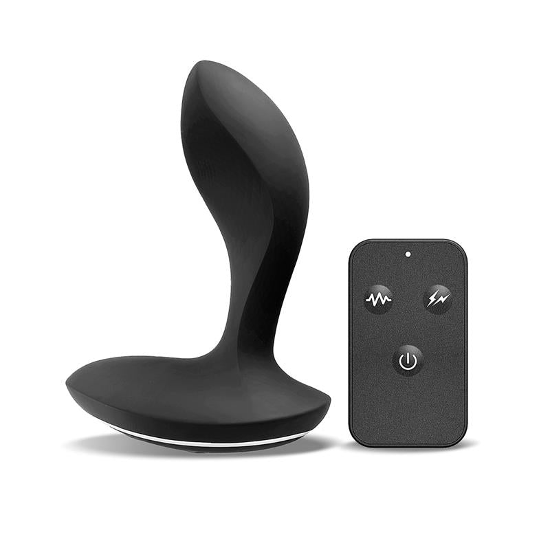 Masajeador Prostático  Herrules  Con Electro Shock Y Vibración Con Control Remoto