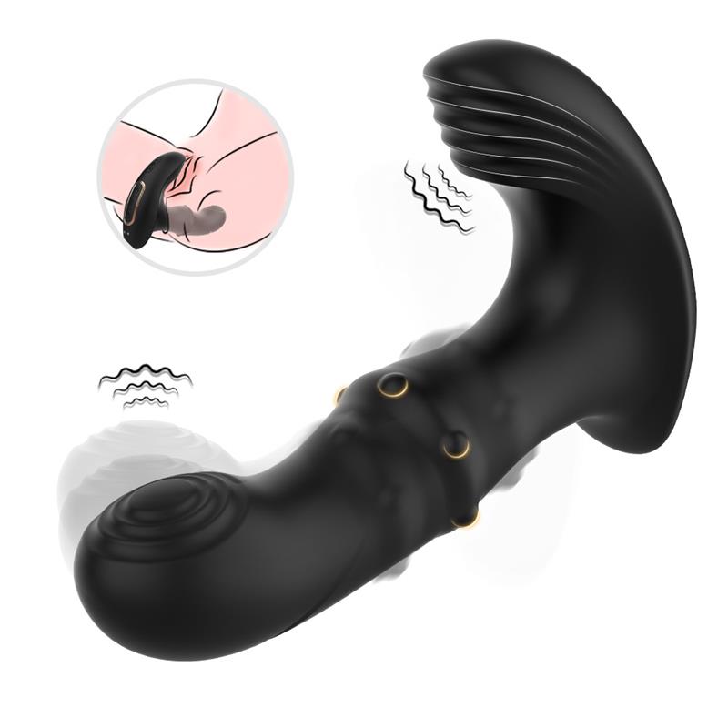 Masajeador Prostático Vibración, Thrusting Y Estimulador De Clítoris