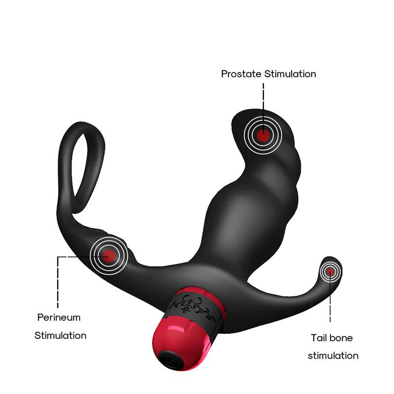 Masajeador Prostático Y Plus Anal Con Vibración