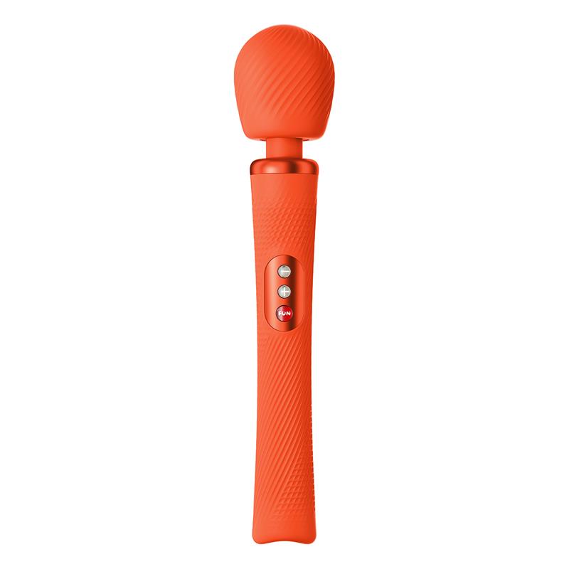 Fun Factory - Vim Wand Rumble Vibrador Recargable Silicona Naranja