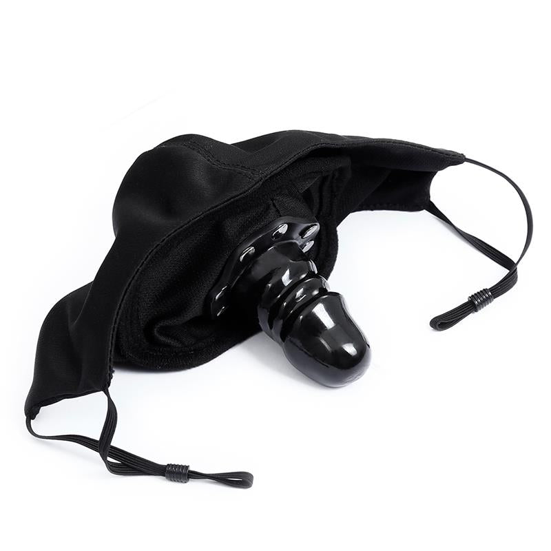 Mascarilla Con Accesorio De Dildo Desmontable