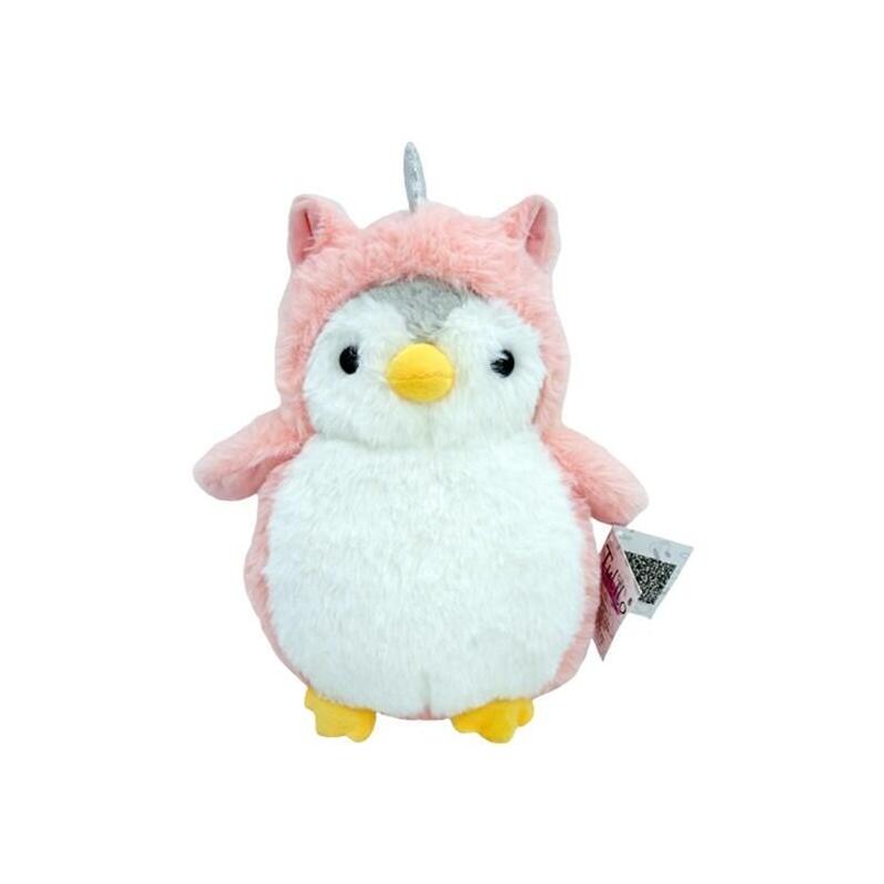 Maskotka Pingwin Romek Rózowy 20 Cm