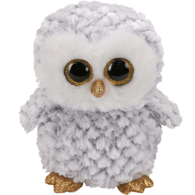 Maskotka Ty Beanie Boos Owlette - Biala Sowa, 24 Cm