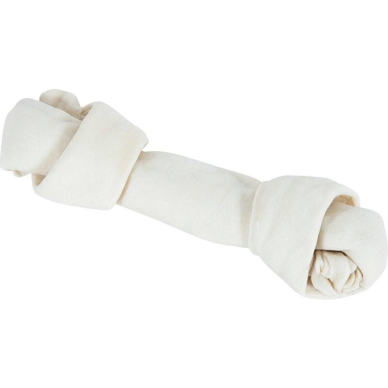Masticable Para Perros Hueso Blanco Anudado Zolux  140 G