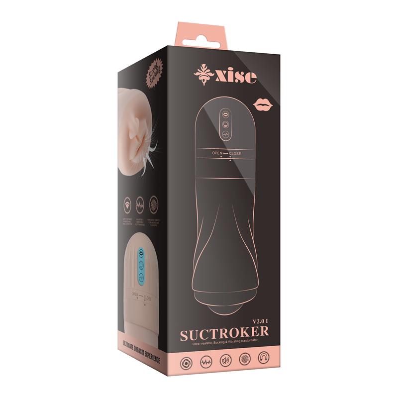 Masturbador Con Vibración Y Efecto Succión Suctroker V2.0 I