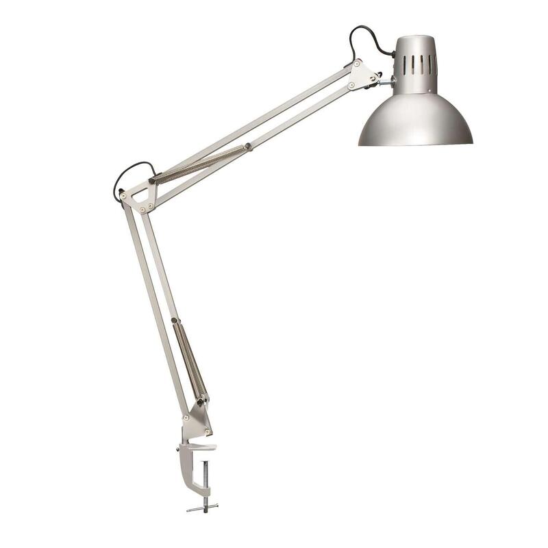 Maul Lampara Escritorio Maulstudy  Lampara Led Con Soporte Ajustable Con Brazo Articulado Para Escritorio  Elegante Lampara De Mesa Metálica Led  Fuente De Luz Led Incluida  Plata