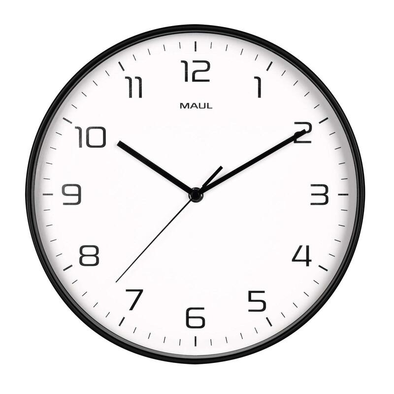 Maul Reloj De Pared Mauldrip, 30 Cm, Quarzuhr, Sin Batt.,Negro