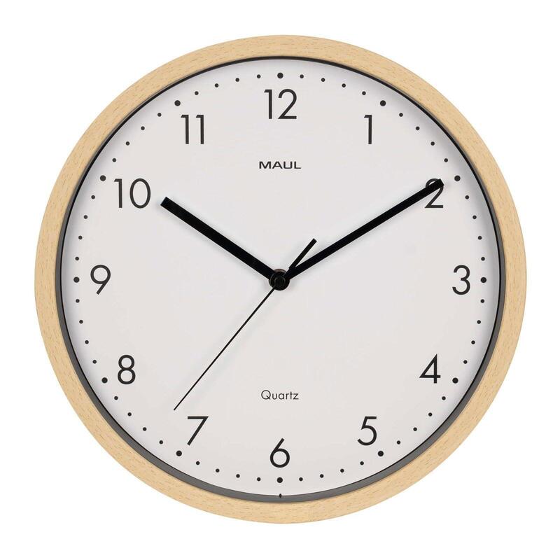 Maul Reloj De Pared Maulgrain, 30 Cm, Quarzuhr, Sin Batt., Madera
