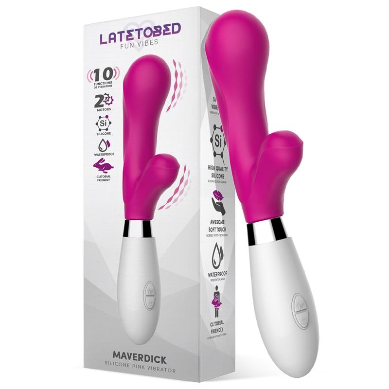 Vibrador Maverdick Silicona Rosa