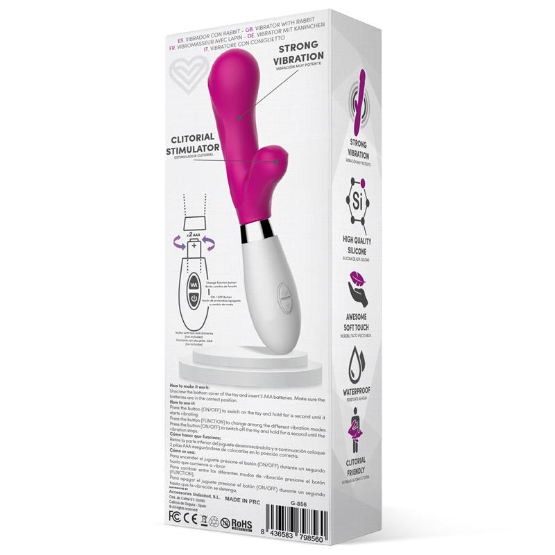 Vibrador Maverdick Silicona Rosa