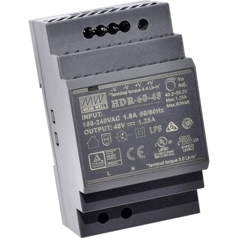 Meanwell Netzteil - 48v 60w Hutschiene