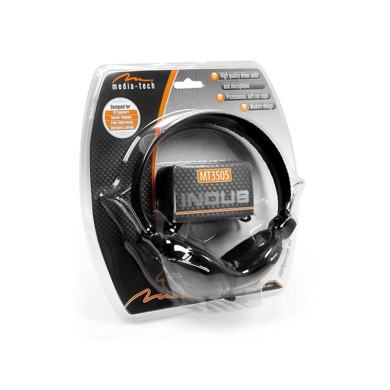 Media-Tech Mt3505 Auriculares Alámbrico Negro