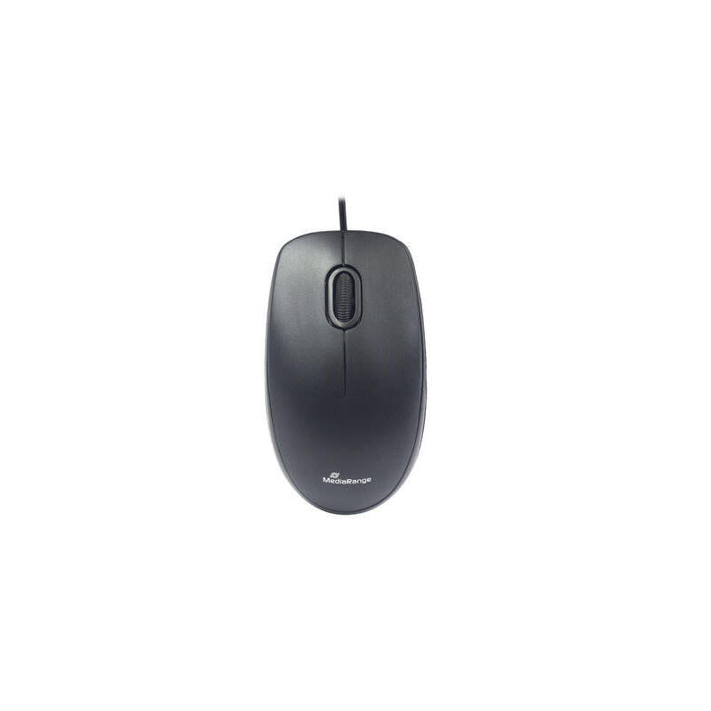 Mediarange Ratón Usb 2.0 3 Botones, Silencioso Negro