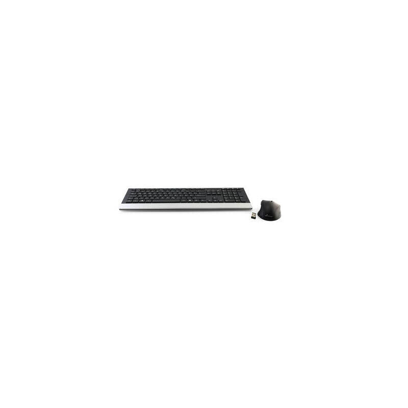 Mediarange Teclado Highline Wireless Raton Negro Qwertz