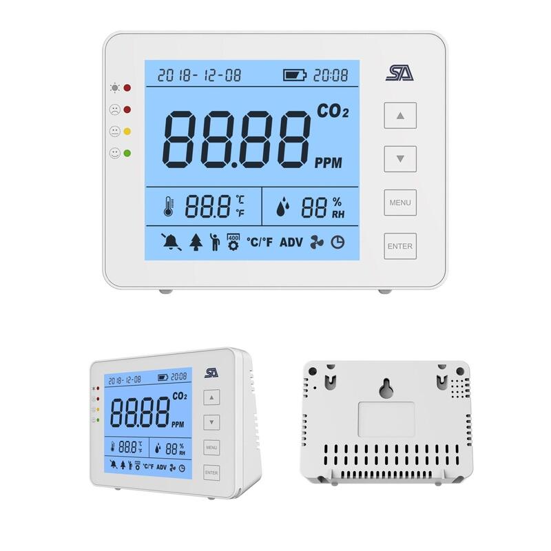 Medidor De Calidad Del Aire Co2 -Temperatura-Humedad St802