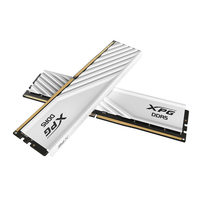 Memoria  Adata  64 Gb Ddr5-5600 (2x 32 Gb)  Blanca, Ax5u5600c4632g-Dtlabwh, Xpg Lancer Blade, Intel Xmp, Amd Expo Ax5u5600c4632g-Dtlabwh