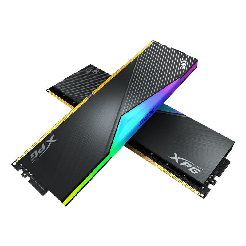 Memoria  Adata Dimm 32 Gb Ddr5-8000 (2x 16 Gb)   Ax5u8000c3816g-Dclarbk, Xpg Lancer Rgb, Intel Xmp, Amd Expo Ax5u8000c3816g-Dclarbk