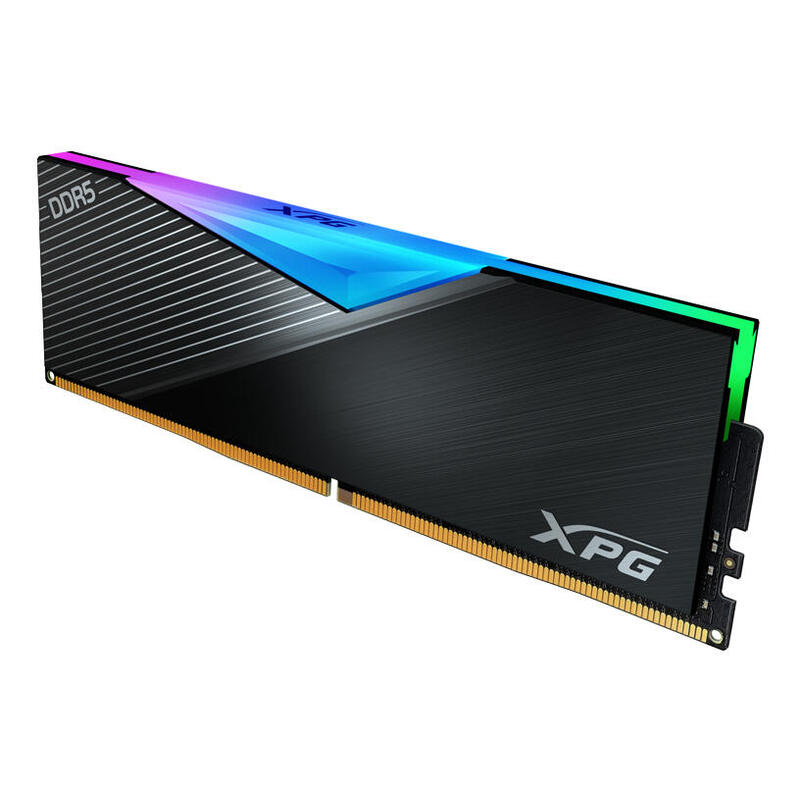 Memoria  Adata Dimm 32 Gb Ddr5-8000 (2x 16 Gb)   Ax5u8000c3816g-Dclarbk, Xpg Lancer Rgb, Intel Xmp, Amd Expo Ax5u8000c3816g-Dclarbk