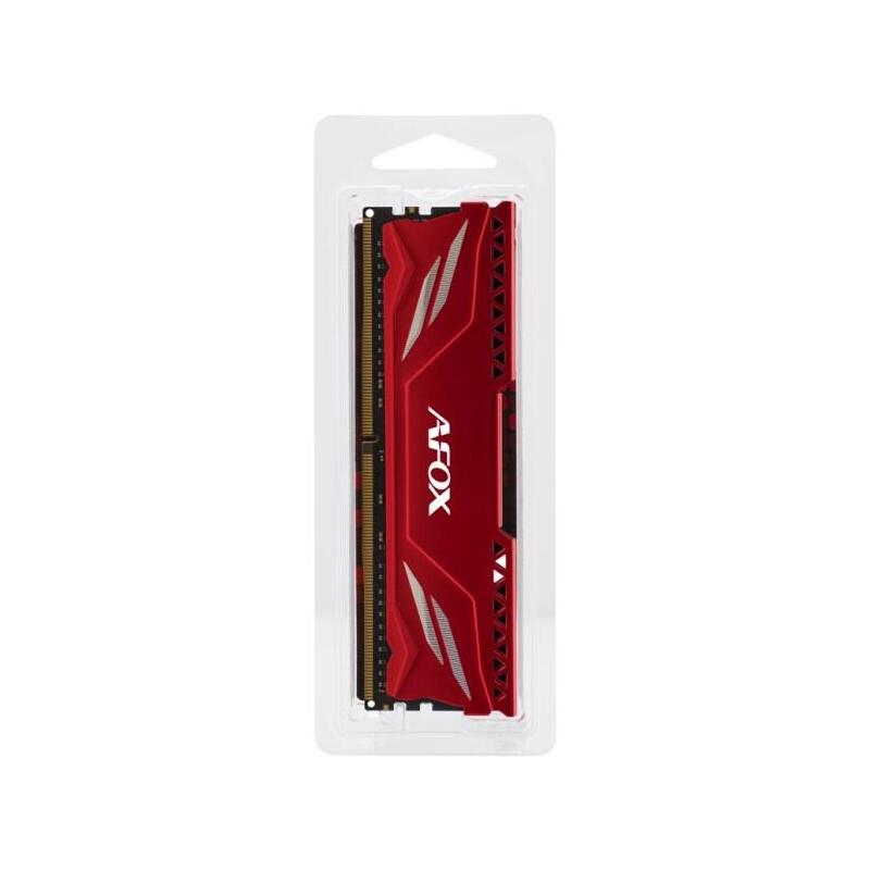 Memoria  Afox Gaming Ddr4 16gb 3200mhz Cl16 Xmp2 Red