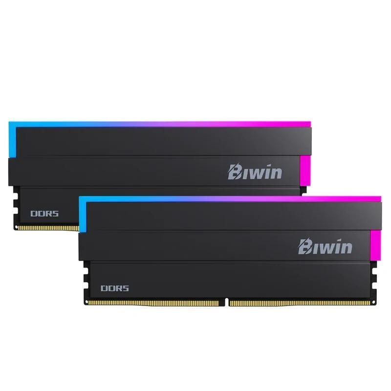 Memoria  Biwin Dw100 Ddr5 6000 48gb Cl28 (24*2) Black Rgb