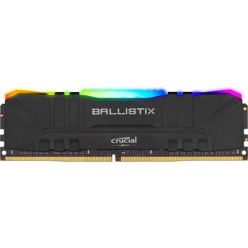 Memoria Crucial Ddr4 3200mt/S 32gb C16 Ballistix Rgb K2 32gb (16gb X 2), Black