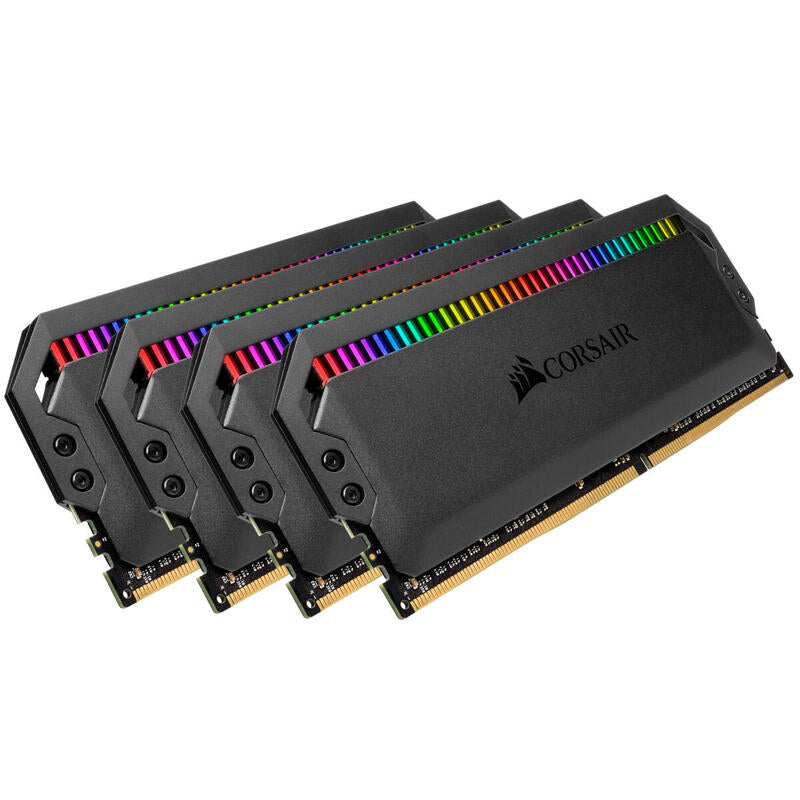 Memoria Ram Corsair Ddr4 32gb 4x8gb Pc 3200 Dominator Platinum Rgb Black Corsair Dominator Platinum Rgb, 32 Gb, 4 X 8 Gb, Ddr4, 3200 Mhz, 288-Pin Dimm