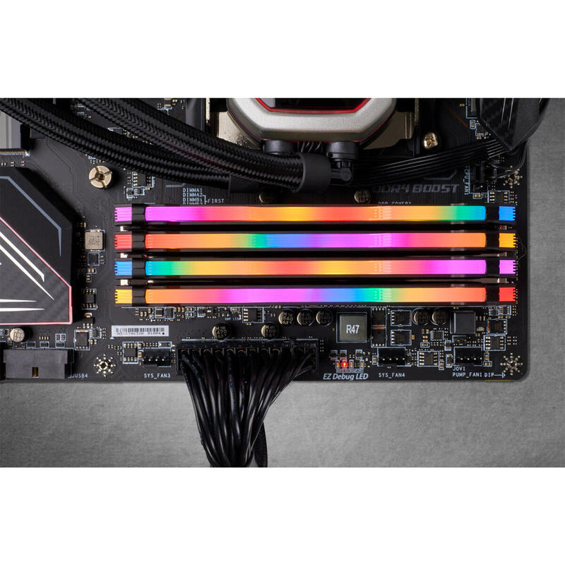 Memoria Ram Corsair Ddr4 32gb 4x8gb Pc3600 Vengeance Rgb Pro Bla