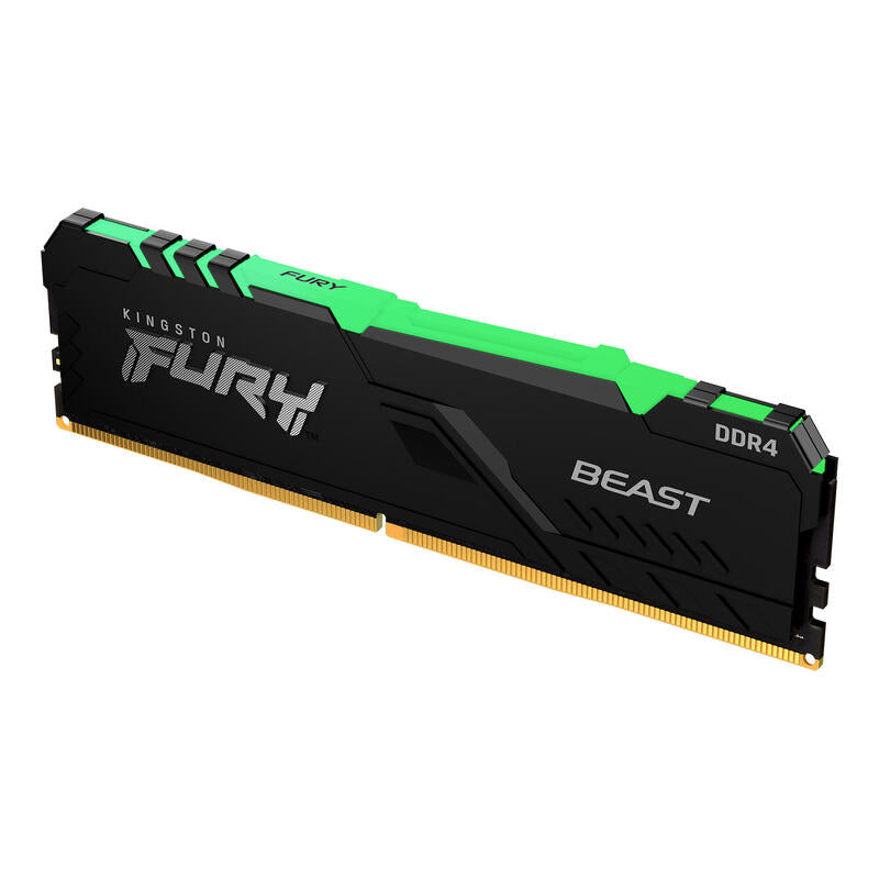 Memoria Ram Kingston Ddr4 16gb 3200mhz Cl16 Dimm Kit Of 2 Fury Beast Rgb