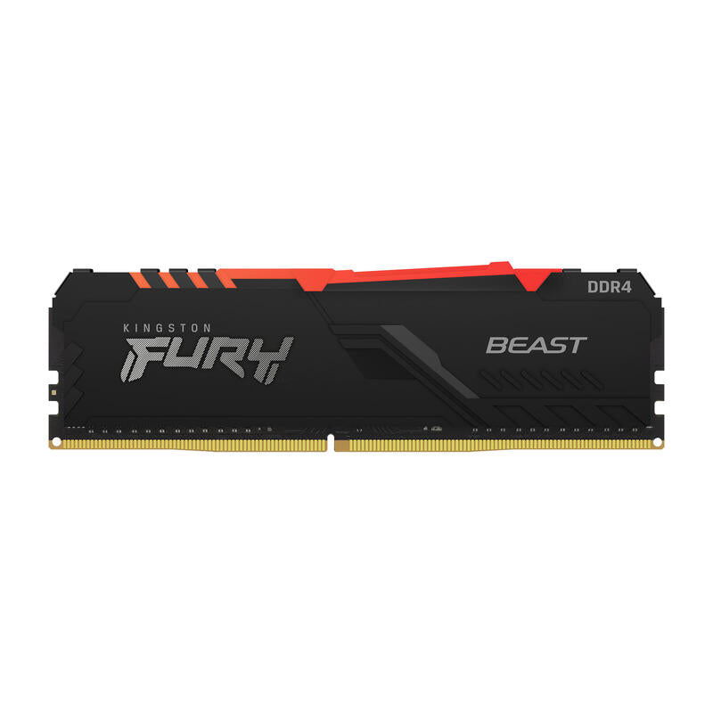 Memoria Ram Kingston Ddr4 16gb 3200mhz Cl16 Dimm Kit Of 2 Fury Beast Rgb