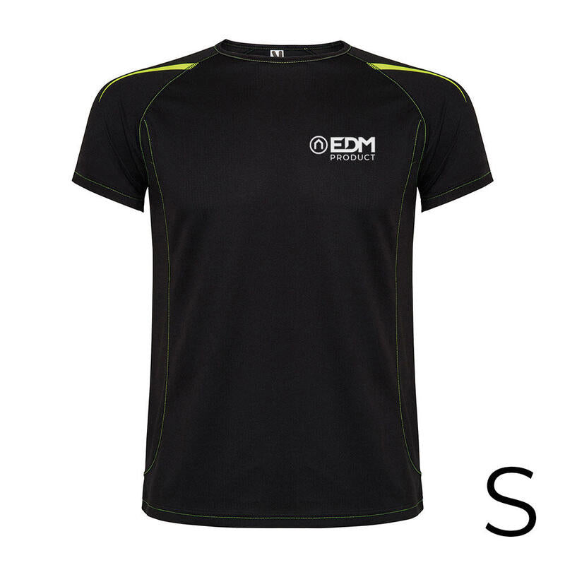*Merchandising* Camiseta Deportiva Negra Talla-S Roly Edm