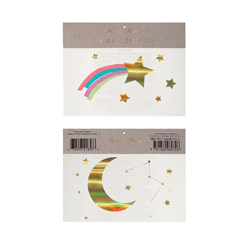 Meri Meri - Rainbow Shoo Ting Star Tattoos