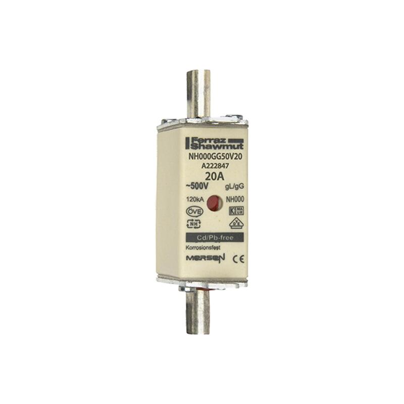 Mersen 1b637.000000 Nh000 20a Gg 500v Fusible Nh Sf Bajo Tensión