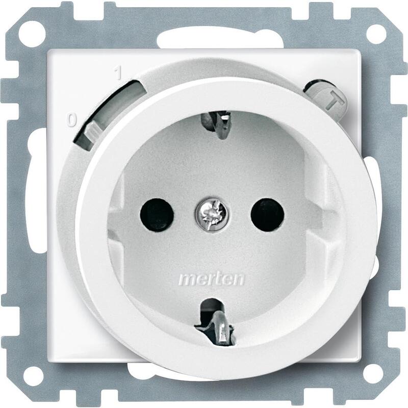 Merten 233819 Fi-Schuko-Sicherheitssteckdosen-Eins. M. Erh. Ber